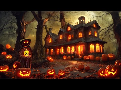 Haunted House Halloween Ambience With Scary, Spooky Halloween Background Music 🎃 Ambience Halloween