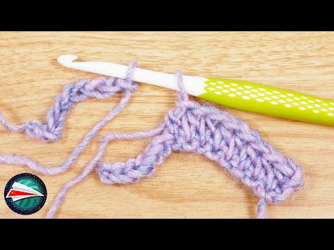 Crochet | Air stitch 鎖鏈針步的比較！以雙鍊針跡為基礎