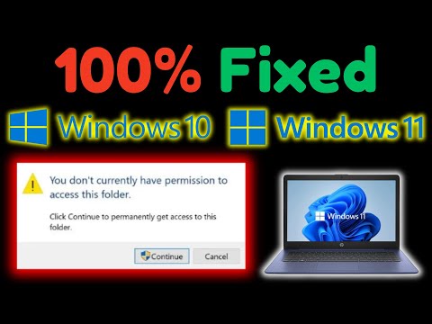 How to Fix You Don't Currently Have Permission to Access This Folder