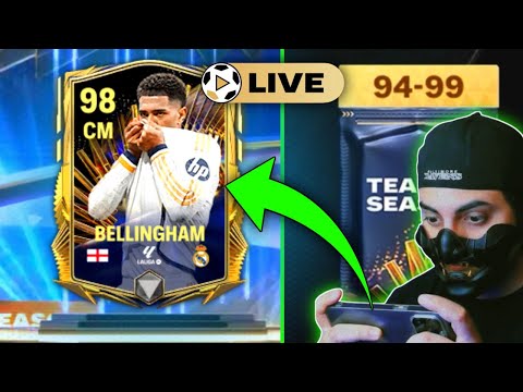 Live: TOTS Bellingham hunt | Pack opening plus chill | fc mobile tots