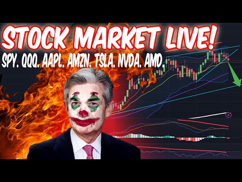 LET THE SHAKE OUT BEGIN! Stock Market Live!