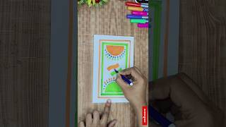 Diy Republic day greeting card easy 2025 #shorts #youtubeshorts #republicday2025