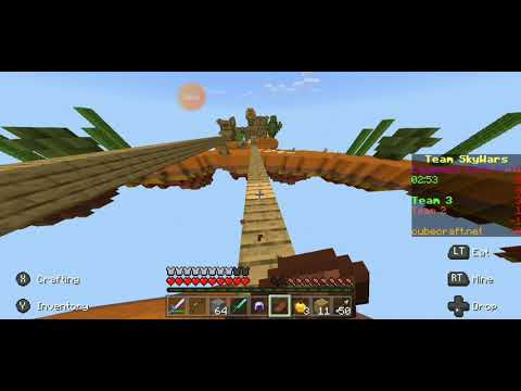 playing Minecraft SkyWars for the first time in Forever (I'm not a good writer)