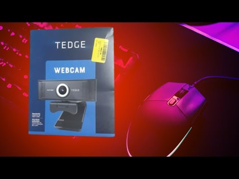 UNBOXING WEBCAM  TEDGE ML - WNFHD