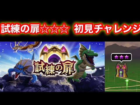 【ドラクエウォーク】試練の扉☆☆☆初見チャレンジ