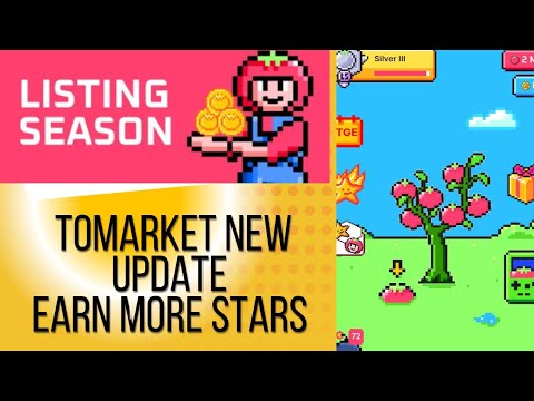 Tomarket Listing Season| Earn More Stars On Tomarket |Tomarket Airdrop New Update