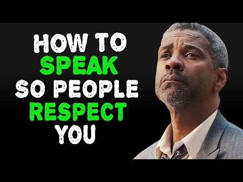 How to Speak so People Respect You | Denzel Washington Motivation