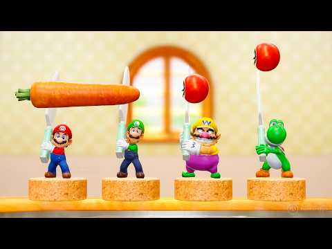 Super Mario Party Jamboree - All Rhythm Minigames (Rhythm Kitchen)