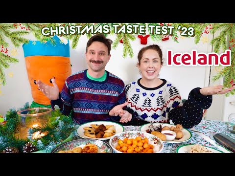 ICELAND CHRISTMAS TASTE TEST 2023 | Taste Testing The Iceland Festive Range