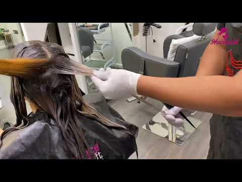 Olive blonde hair color | Hair color transformation with wella illumina | Hairapist