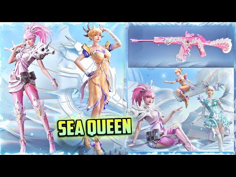 Game For Peace 🌊 SEA QUEEN Outfit 😍 & New Skins Leaks | Upgradable S12K Skin | PUBG Mobile CN !