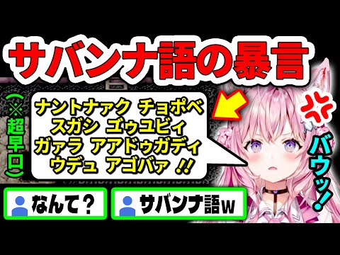 【魔界村】視聴者に分からないようにサバンナの言葉で暴言を吐くこより【博衣こより/ホロライブ切り抜き】