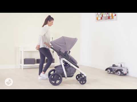 Maxi-Cosi l Lila pushchair l How to brake & lock the swivel wheels