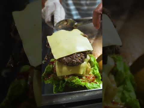 Massive Double Cheese Burger🍔 | Laos Food | Laos🇱🇦 | Savannakhet #shorts