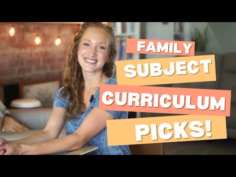 Family Subject Curriculum Picks - Science, History, Bible, and more for 2024-25