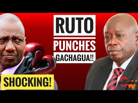 VIDEO EMERGES OF PRESIDENT RUTO PUNCHING RIGATHI GACHAGUA IN THE CHEST!