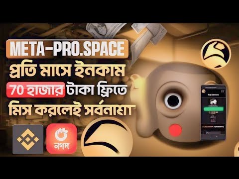 What is mata pro space। মেটাপ্রো স্পেস কী।কিভাবে ইনকাম করা যায়।"How to make income"