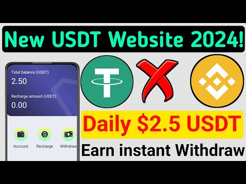 New USDT $2.5 Earning Long-Term investment website in Join money Online Earn in 2024!💥