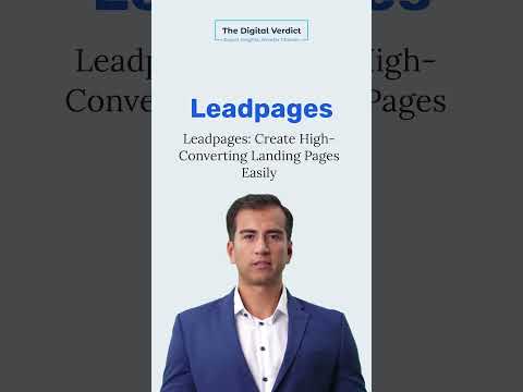 Leadpages: Create High-Converting Landing Pages Easily