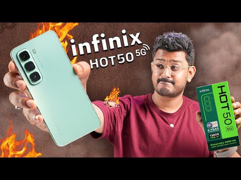 Infinix Hot 50 5G unboxing in ಕನ್ನಡ⚡Dimensity 6300, 120Hz, 42MP Sony IMX582, 5000mAh, DTS Audio⚡