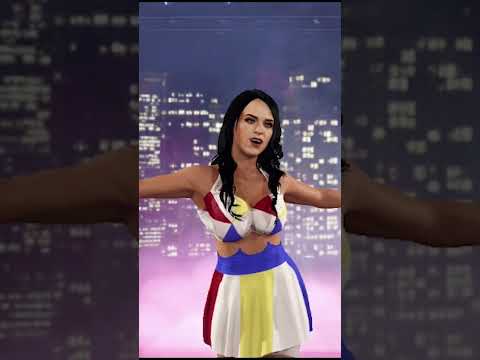 Katy Perry enters the ring in #WWE2K24