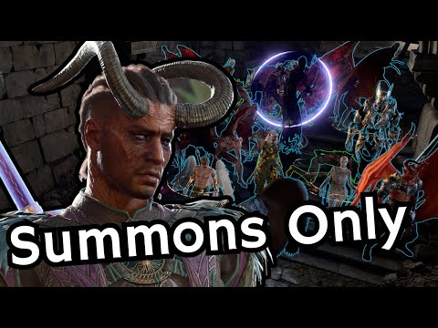 Can You Beat Baldur's Gate 3 using NOTHING But Summons? FULL GAME