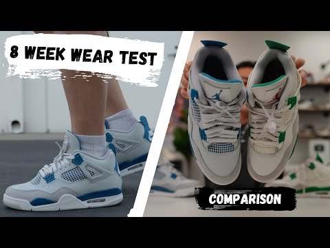 Jordan 4 Military Blue 8 Week Wear Test | As good as pine green?