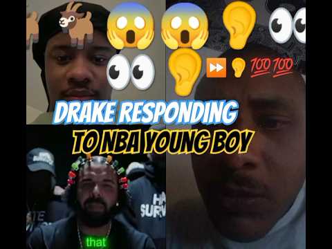 DRAKE MURDERS NBA YOUNG BOY WITH RESPONSE👀😱🐐🐐💯👂 #hiphop #drake #rapbeef