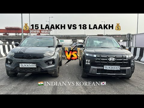 DRAG RACE: TATA NEXON VS CRETA 2024⚡️