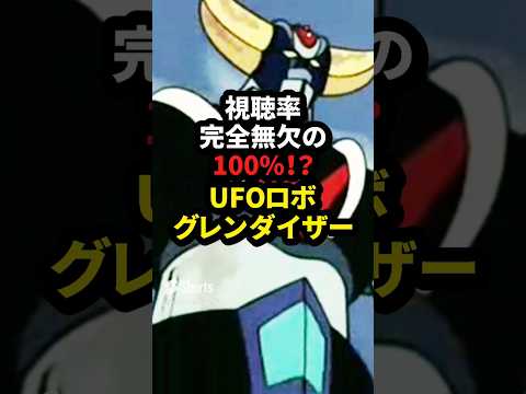 視聴率完全無欠の100%！？ UFOロボ グレンダイザー