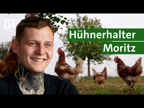 Tätowierter Hühnerhalter, Gastronom und "rent a henn"-Gründer: Das ist Moritz | Unser Land | BR