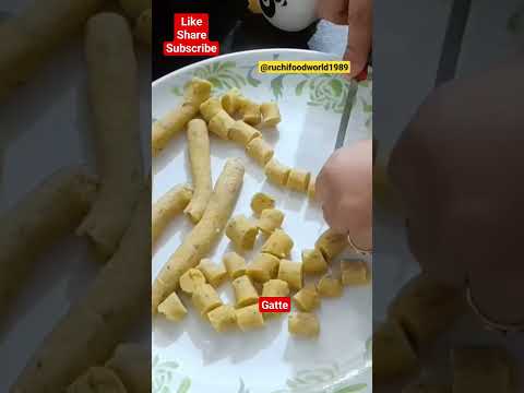 gatte l gatte recipe l #gatte #gattacurry #gattekisabji #viral #youtubeshorts #foodshorts #shorts