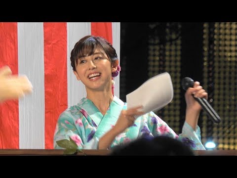 【4K】「斎藤ちはる さん（元 乃木坂46の女子アナ）が『ドラえもん音頭』を踊る」2019.08.24 @六本木ヒルズ