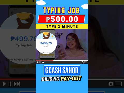 EASIEST TYPING JOB EVER! BABAYARAN KA ₱500 PESOS GCASH | TYPE 1 MINUTE PAY-OUT AGAD | LEGIT W/ PROOF