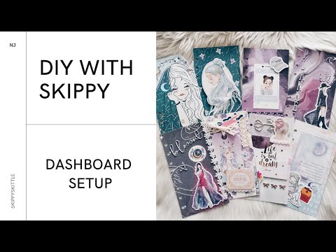 November 2020 Personal Moterm Litchi White Setup | DIY Dashboard Speed Up| Skippyskittle