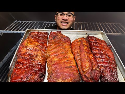 First Time Ever SMOKING RIBS - I Didn't Realize It Was This Easy