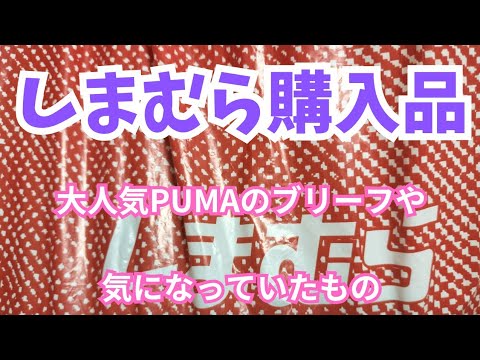 【しまむら購入品】大人気PUMAのブリーフや、気になっていたもの