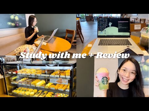 Review 🇲🇾 Starbuck Strawberry Dream ☕️ | Study with me in Starbuck 📚