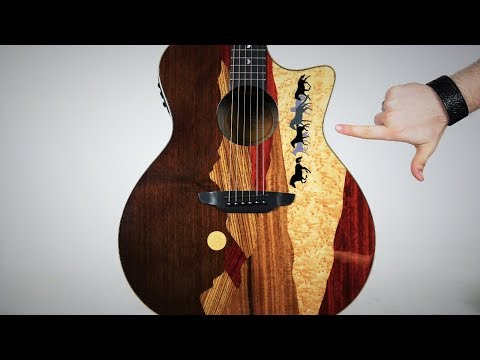 Luna Vista Mustang Acoustic/Electric Guitar | Tropical Woods