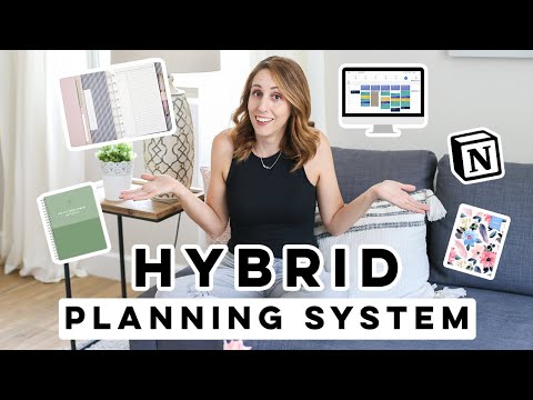 How I Plan Using Digital + Analog Tools | Productivity Workflow