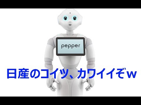 日産ディーラーのペッパーさんが超カワイイｗ