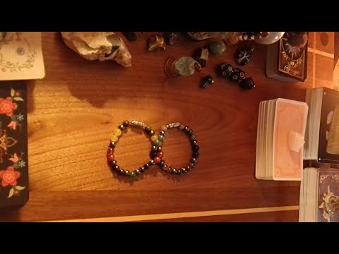 Magnetic Chakra Grounding Jewelry Samples 🧲💎📿  and Message from The Pot Tarot 🃏☀️⚡🌿💚