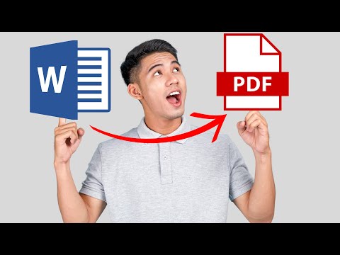 How to Convert Word to PDF | How to Convert Word to PDF in Laptop