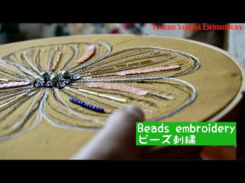 [Bead embroidery] Even more beautiful by handcrafts | Art | Left-handed