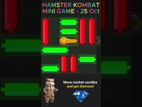 Hamster Kombat New Season Mini Game Solution 25 October 2024