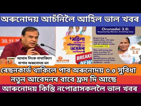 How to apply arunodoi scheme in assam 2024 // Orunodoi asoni new apply // orunodoi 3.0  new update