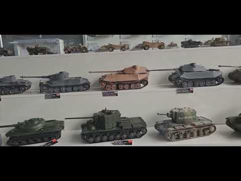 Scale model tank collection at the Swiss Military Museum Full