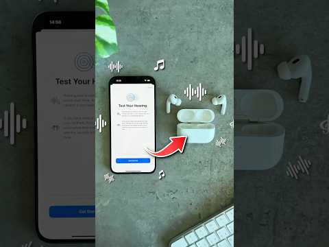 AirPods Pro are now a Hearing Aid 🦻 How To Setup 📲 #SHORTS