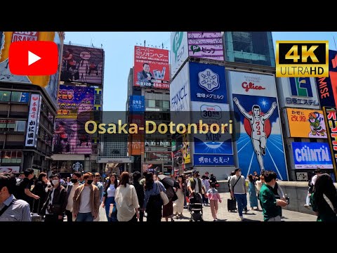 Take A 4k Walking Tour Of Osaka's Most Famous Street, Dotonbori!