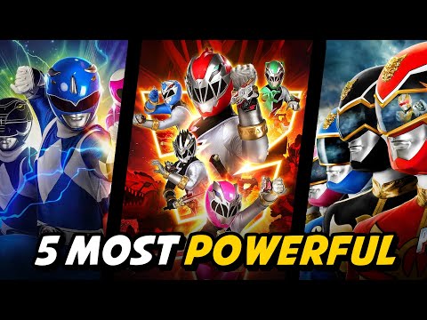 The 5 MOST POWERFUL Power Rangers teams